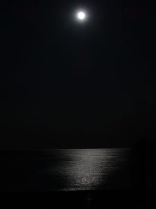 August moon at Asprovalta, 2023