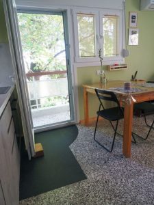 The Oasis Apartment - a kitchen view